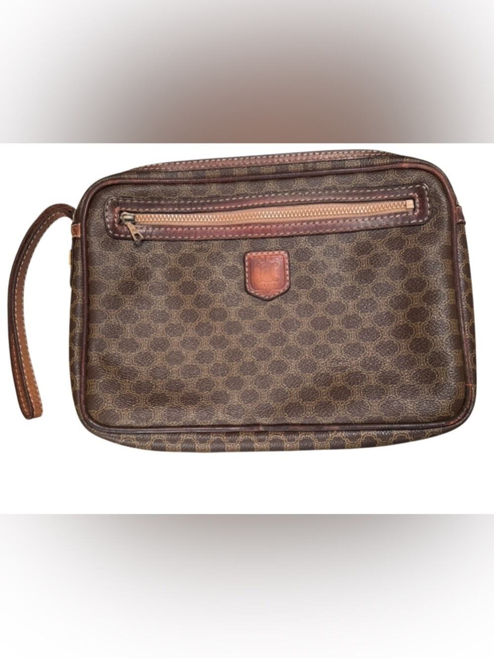 Celine Macadam Wristlet Pouch